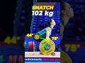 Giulia Miserendino (ITA 🇮🇹 / 64kg) Snatch - 102kg / 225lbs