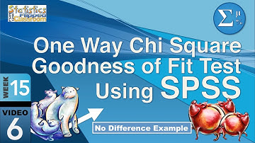 One-Way Goodness of Fit Chi-Square in SPSS – No Difference (15-6)