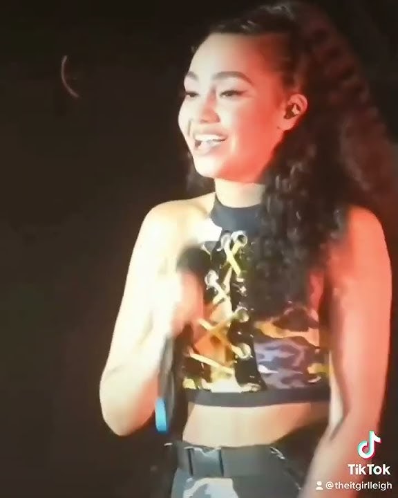 Leigh singing no more sad songs ❤️ #littlemix#vocals#tour#leighannepinnock#glorydays#singing#fyp