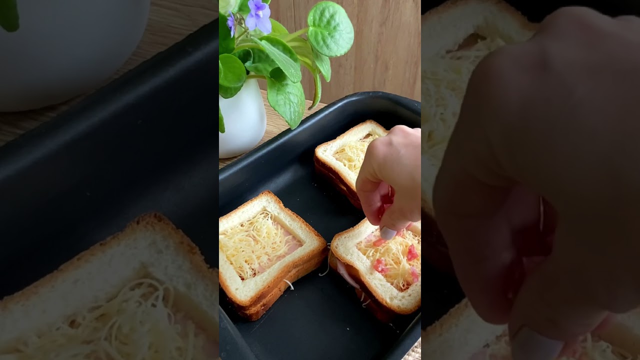 Быстрый завтрак ! Вкусный завтрак ! Завтрак на скорую руку ! Бутерброды в духовке