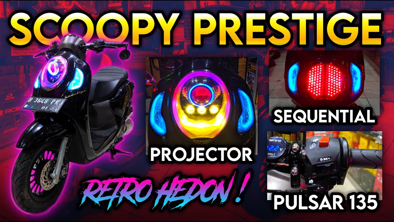 Scoopy Retro Hedon Full Makeover keren abisssss !!!
