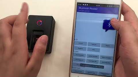 HF4000plus Bluetooth Fingerprint Scanner, Free SDK, Identity Application