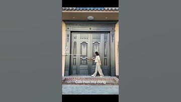 Cửa Inox mạ đồng 4 cánh lệch #cửa_thép_nhập_khẩu #cửa_inox #cửa_hợp_kim_nhập_khẩu #zalo0772992996