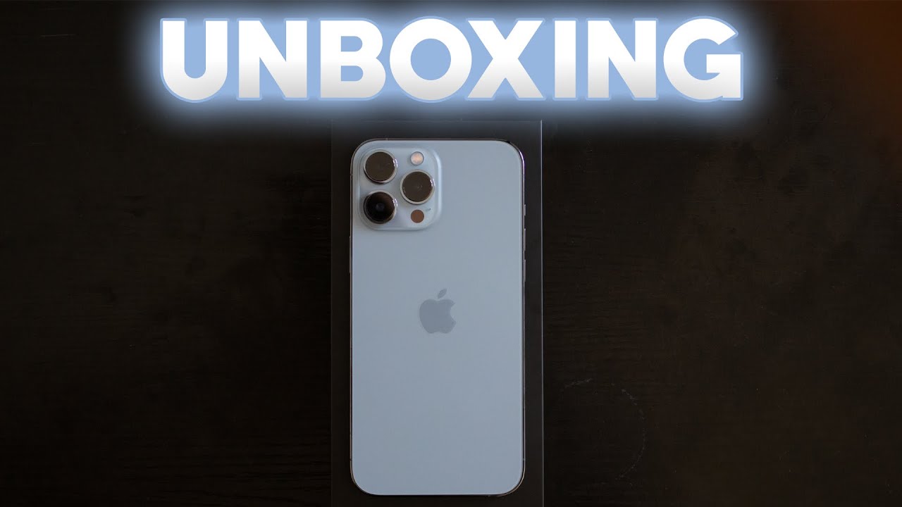 UNBOXING IPHONE 13 PRO MAX BLEU ALPIN ! - YouTube