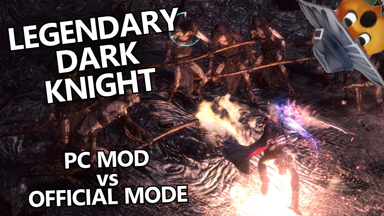 Legendary Dark Knight Pc Mod Vs Official Mode In Devil May Cry 5 Special Edition Youtube