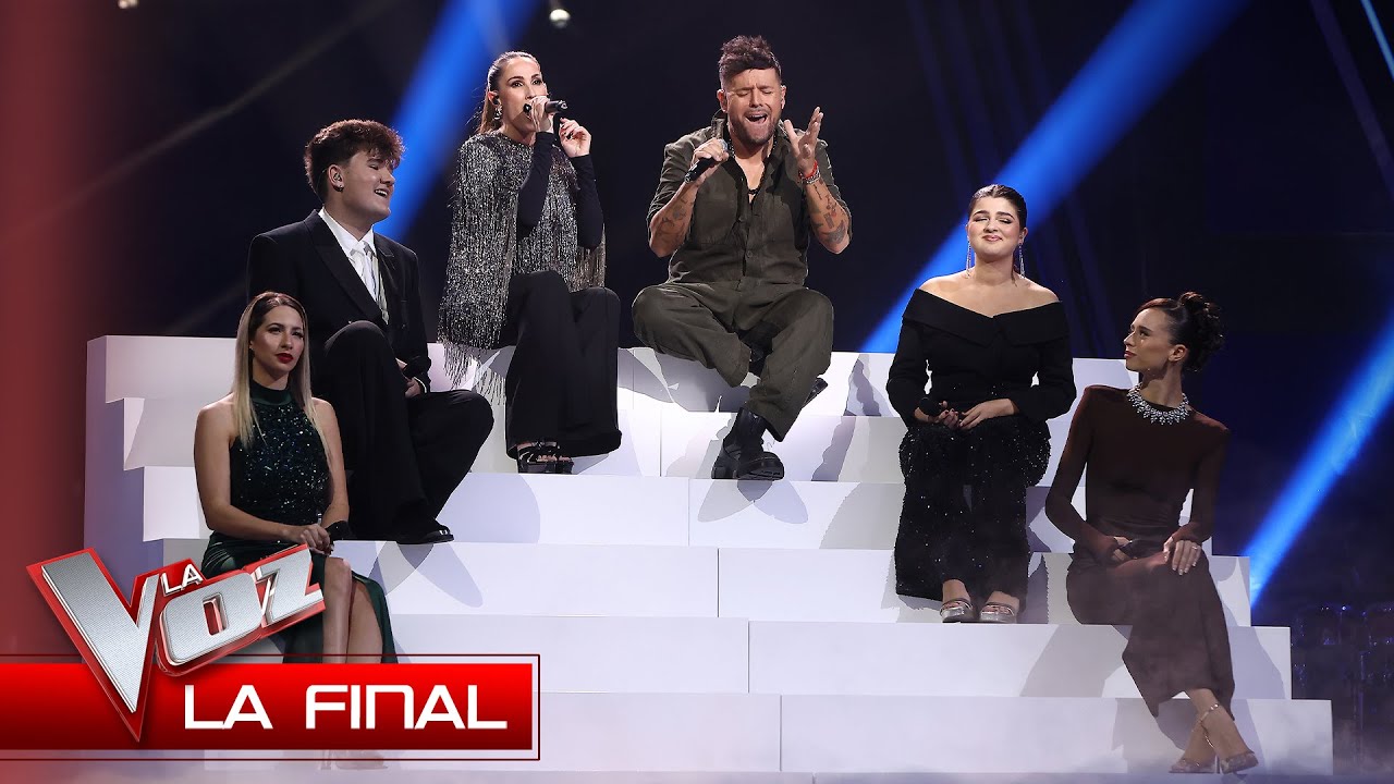 Pablo López, Malú y los finalistas cantan un medley | La Final | La Voz 2025