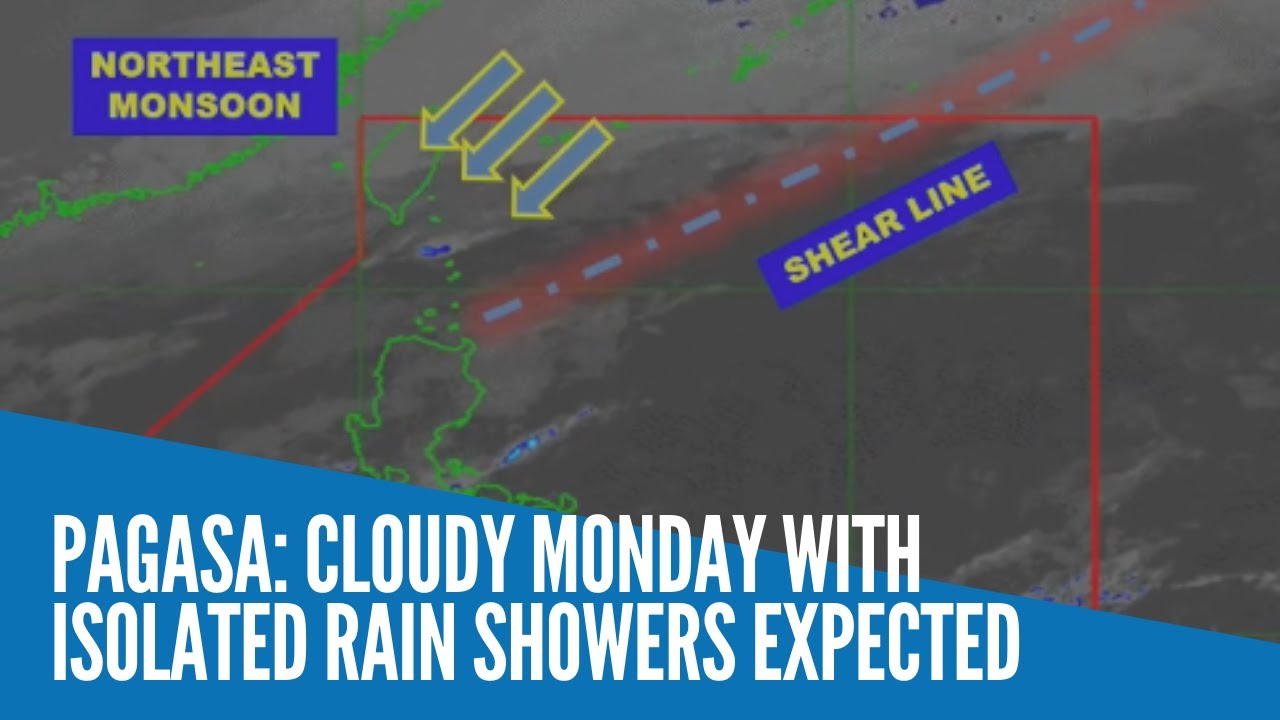 Pagasa: Cloudy Monday with isolated rain showers expected - YouTube
