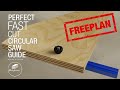 Perfect Fast Cut Circular Saw Guide - Square Cut