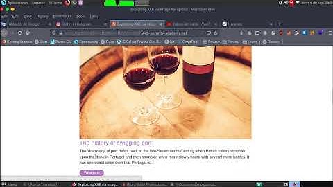 Exploiting XXE via image file upload