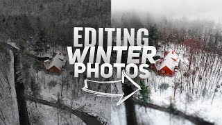 How I Edit WINTER PHOTOS - Adobe Lightroom CC Tutorial screenshot 1