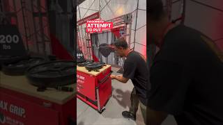 Milwaukee tools comes up with another crazy demonstration. #shorts #tools #epic