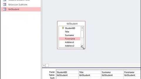 Creating a relational database in access 2013 Part 5