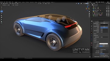 concept car quick modeling - vehicle 005 - 02 - 4x timelapse