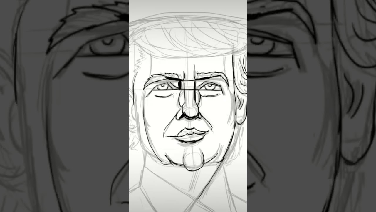 Drawing  President Donald Trump. @realDonaldTrump ❤️ 😍 💖 ❣️ 💕 