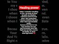 Healing power #christianprayer #prayday #love #prayerandpurpose #quotes #eveningprayer