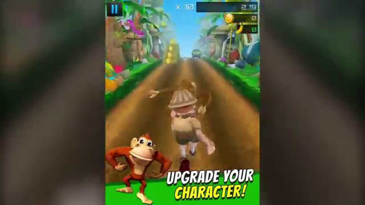 Cartoon Monkey Runner - Free IOS & Android Monkey Game - YouTube