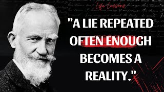 Ignoring Life Lessons = 90% of Your Problems 🛑  The Best Quotes of George Bernard Shaw screenshot 4