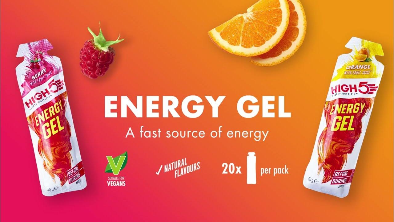 HIGH5 Energy Gel quick release Energy on the Go from natural fruit