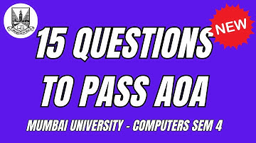 How to Pass & Score 50+ in AOA - Comps Sem 4 | Study AOA Subject in 3-4 Days | MU | Brainheaters