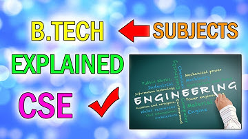 B Tech 1st Year CSE Subjects Explained | Abhinav Vengala