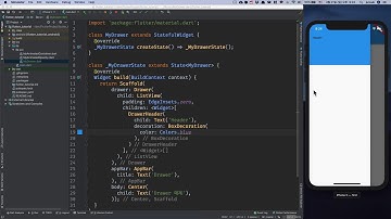 Flutter 중급 #3 Drawer