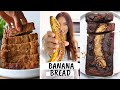 😱  2 PAN DE BANANA (PLATANO) con solo 1 HUEVO | panque marmoleado