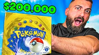 I Opened The Rarest Pokemon Box In The World 200K