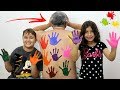 LEARN COLORS FOR CHILDREN BODY PAINT FINGER FAMILY SONG NURSERY RHYMES LEARNING VIDEO