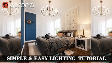 Corona Renderer Lighting tutorial photorealism