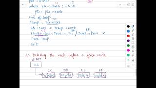 Doubly Linked Lists - Deletion at the Middle