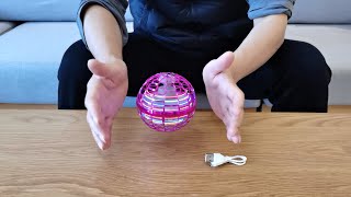 Flying Spinner Hover Ball Unboxing and Review 2021 - Funny Flying Orb Boomerang Galaxy Ball screenshot 4