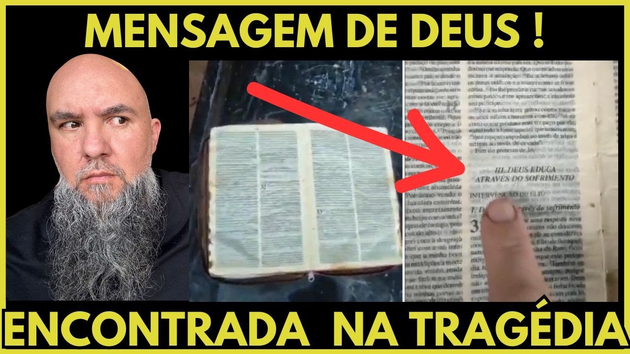 FORTE!!! BOMBEIRO ENCONTRA BÍBLIA COM MENSAGEM DE DEUS || WAGNÃO