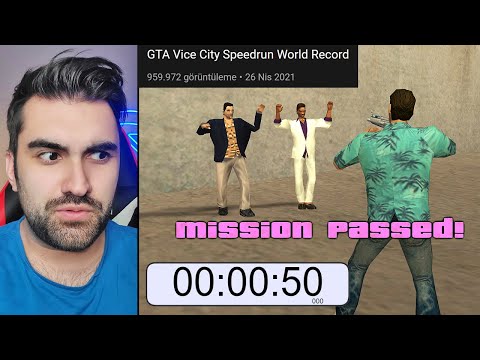 GTA Vice City 'i 50 SANİYEDE BİTİRMEK ! YENİ DÜNYA REKORU ?