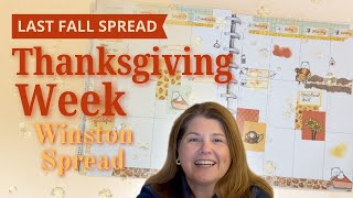 Thanksgiving Week Plan With Me 🦃 Cozy Fall Winston Spread | @NightingalePaperCo Happy Planner (56) screenshot 3