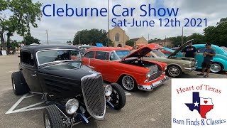 Classic Car Show in Cleburne Texas, June 12th 2021