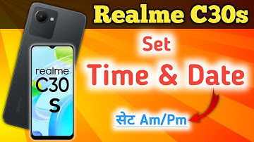 How to set date and time realme c30s/Realme c30s Time Setting/Realme c30s date and time settings