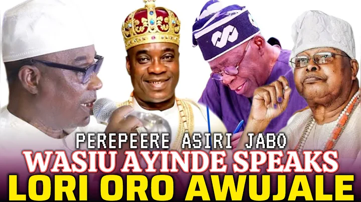 LOBATAN!! WASIU AYINDE TI SORO O LEYIN TI AWON OMO OBA IJEBU NI K1 DE ULTIMATE KI SE EBI AWON