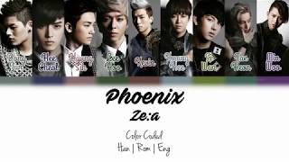 ZE:A (제국의아이들) - Phoenix [Color Coded | Han | Rom | Eng]