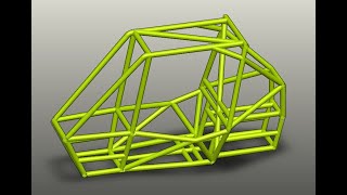 BAJA ATV Rollcage Modelling and Weldment Editing in SOLIDWORKS Part-1