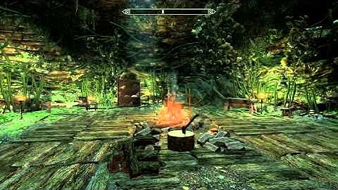 Tiny Tree Home - a small skyrim player house mod