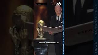 FIFA awards Trump inaugural peace award during 2026 World Cup Draw