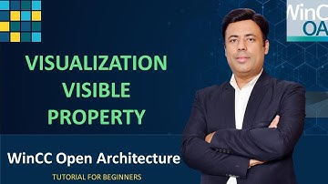 20-WinCC Open Architecture -How to Configure Visualization Visible Property |WinCC OA SCADA Tutorial