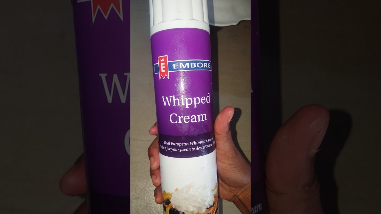 How To Use Whipped Cream. YouTube