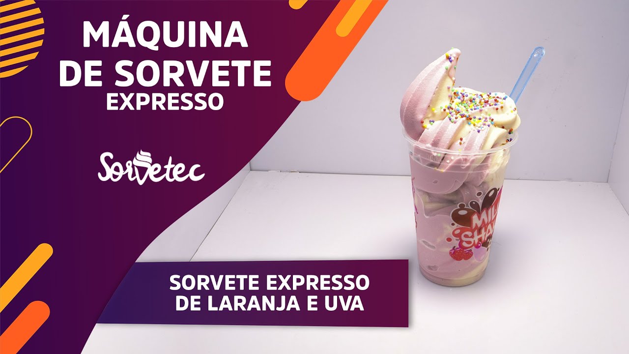 Máquina de Sorvete Expresso de Piso com 3 Bicos Açaí ou Frozen 825B -  SORVETEC