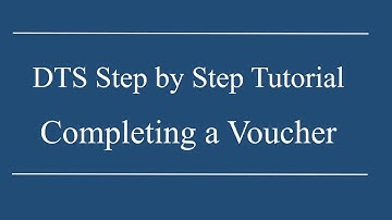 514th AMW DTS Step by Step Tutorial   Completing a Voucher