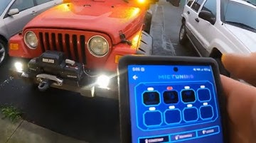 MICTUNING P1s Bluetooth 8 Gang RGB Switch Panel