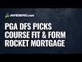 PGA DFS Course Fit & Form Podcast: 2020 Rocket Mortgage Classic Picks & Predictions