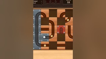 Roll the Ball slide puzzle Star H Pack Level 33 Solution