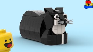 It's Maxwell the Cat but made out of LEGO