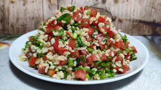 Табуле , салат с булгуром! Вкусный вегетарианский, постный салат без майонеза ! Табуле , салат с булгуром! Вкусный вегетарианский, постный салат без майонеза !